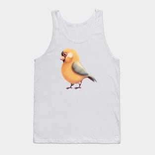 Cute Finch Drawing Tank Top